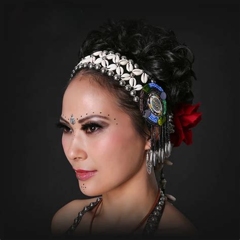 belly dancer headpiece|tribal headband.